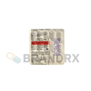 Glycomet SR 1000 mg USV Private Ltd. Glycomet SR 1000 mg USV Private Ltd.