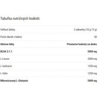 Amix Glutamine + BCAA 530 g AMIX