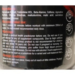 Bad Mother Fucker Pre Workout Hardcore Booster 270g Pharmaceutical Bad Mother Fucker Pre Workout Hardcore Booster 270g Pharmaceutical